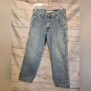 Levi’s Signature Carpenter Jeans Men’s W29 L30 Blue Acid Wash 100% Cotton